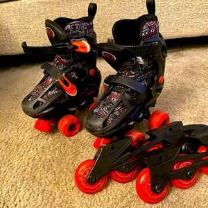 Adjustable Inline-Quad Combo Skates